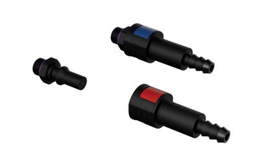 Liquid-cooled fluid connector1
